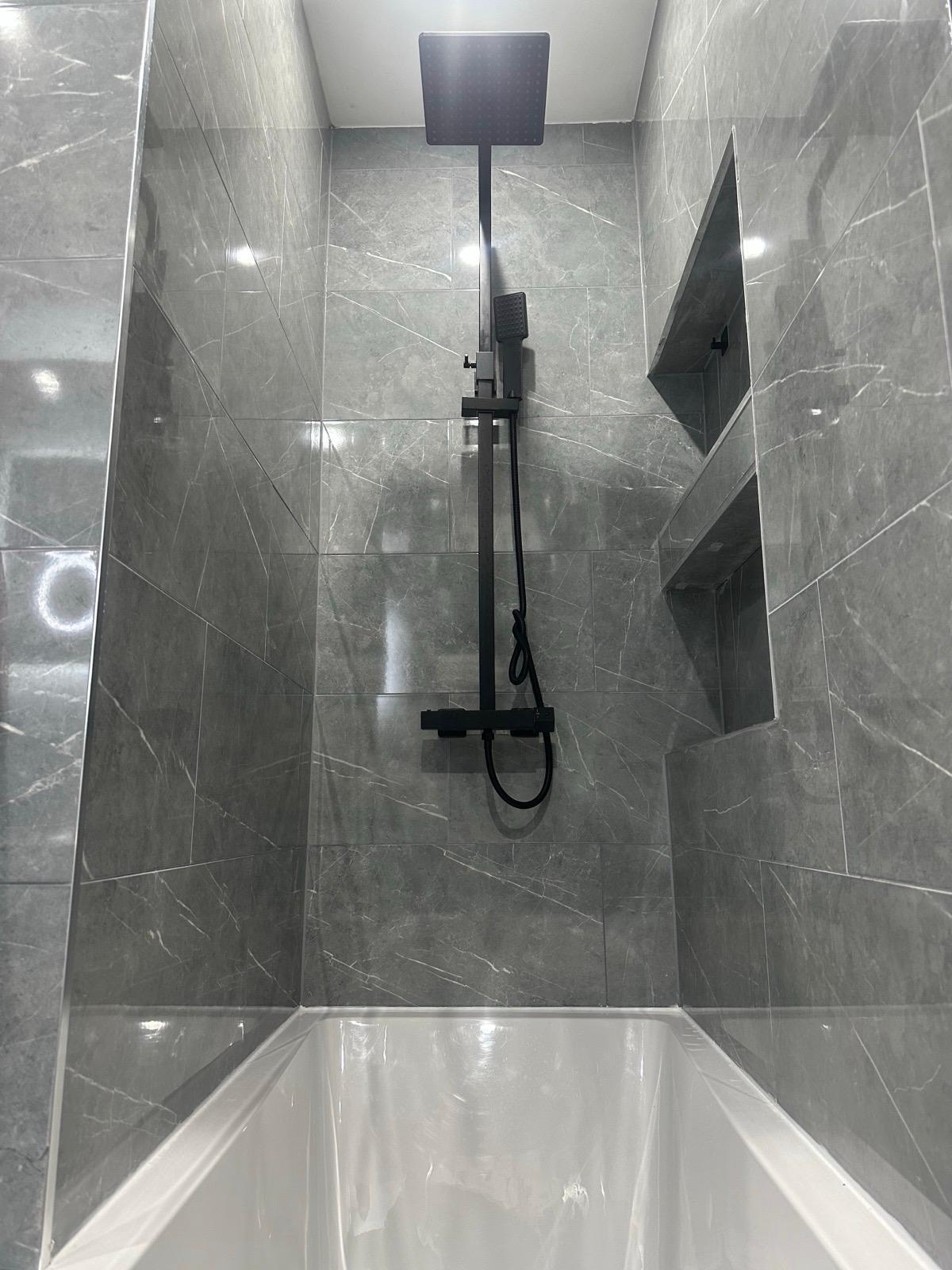 Bathroom installation project